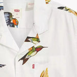 Camisa Cubano Hummingbird - ECRU