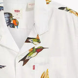 Camisa Cubano Hummingbird - ECRU