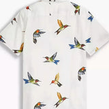 Camisa Cubano Hummingbird - ECRU