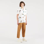 Camisa Cubano Hummingbird - ECRU