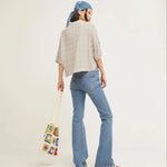 Camisa Cuello Abierto Birdie - ECRU