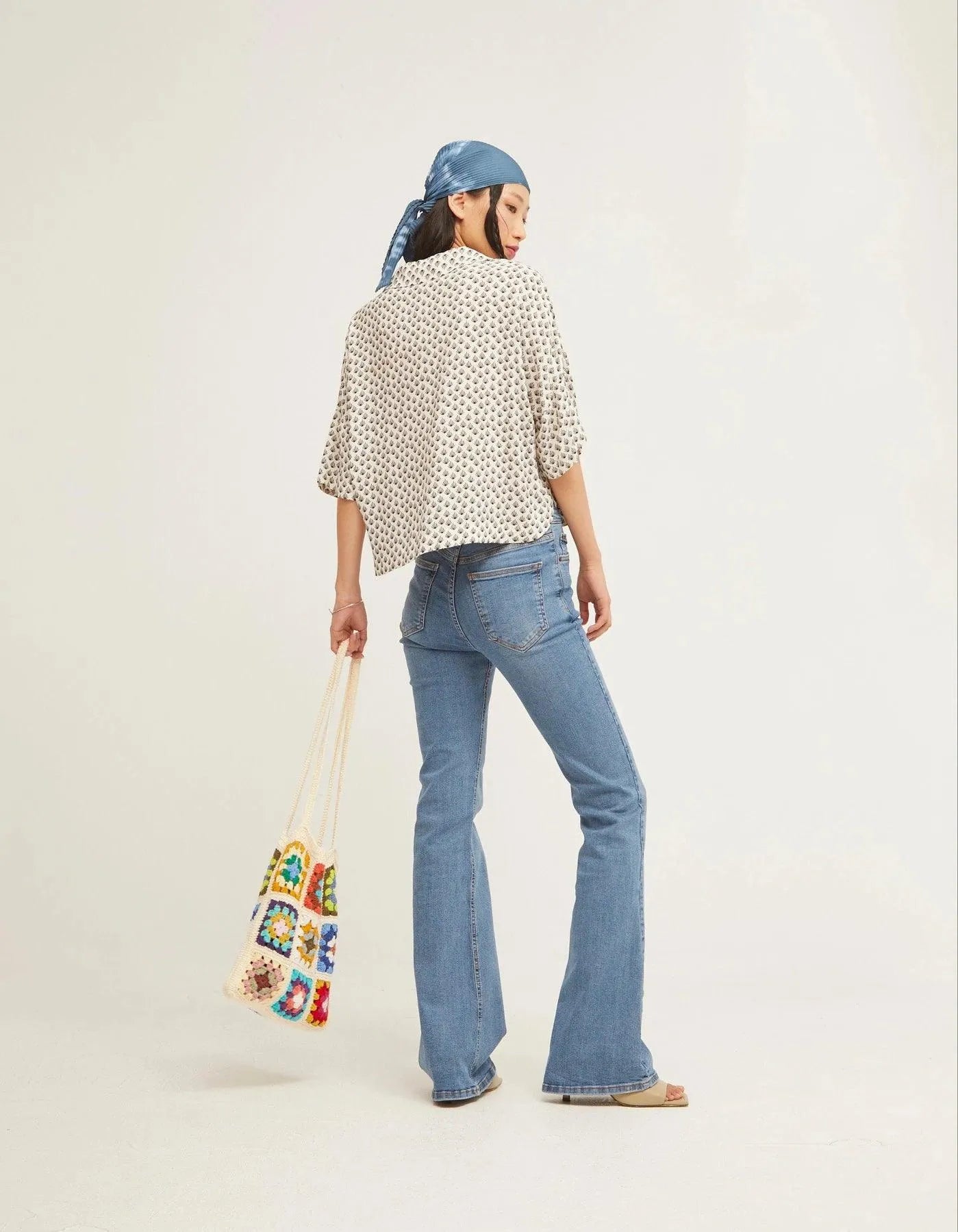 Camisa Cuello Abierto Birdie - ECRU