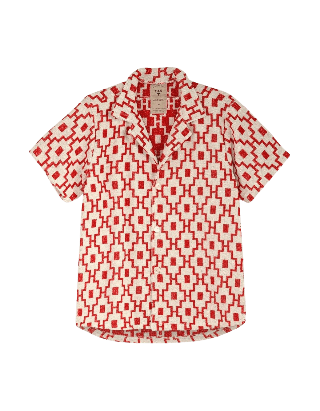 Camisa de Felpa White Machu Cuba - ECRU