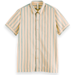 Camisa de marinero de manga corta en algodón - ECRU