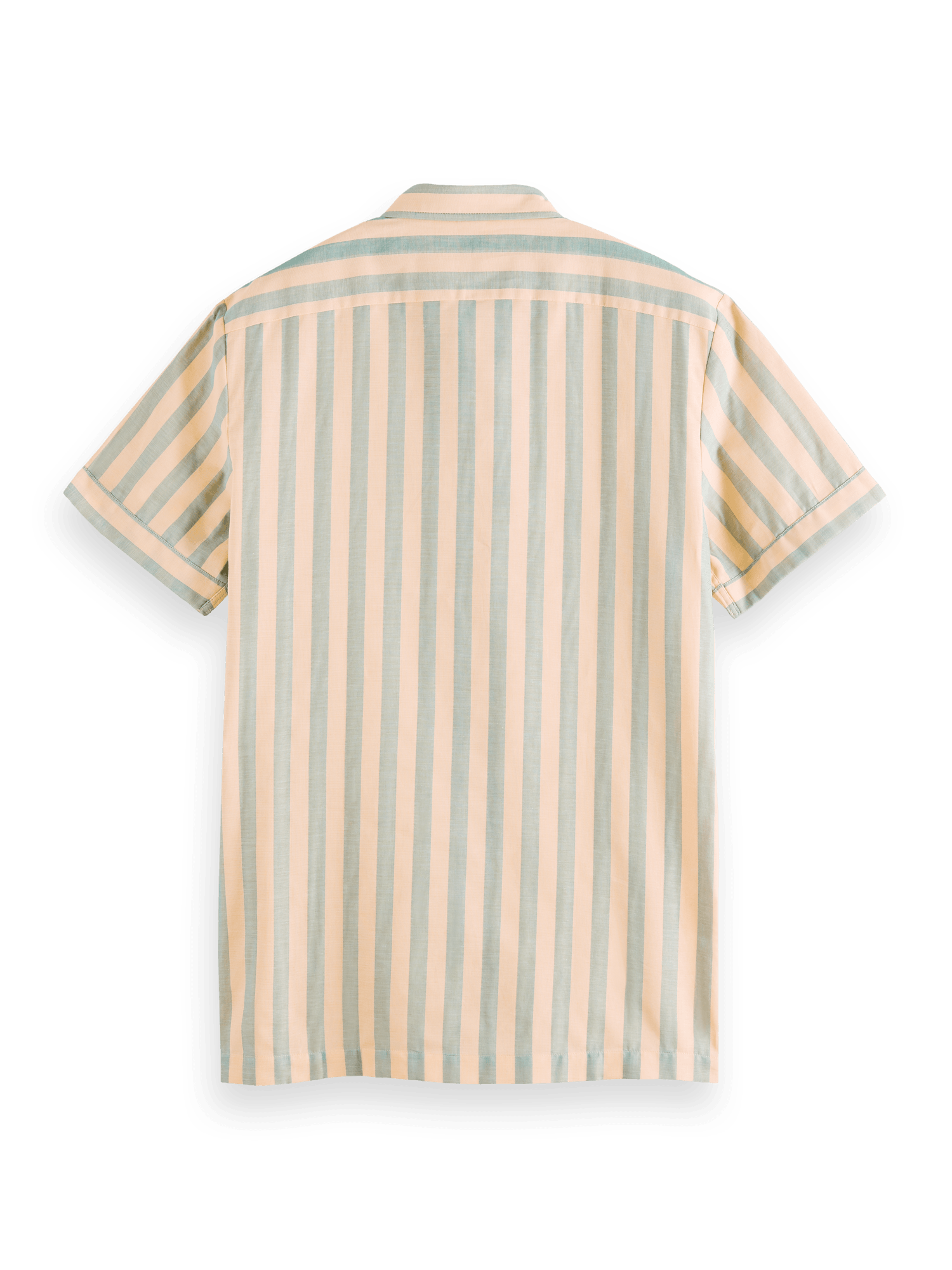 Camisa de marinero de manga corta en algodón - ECRU