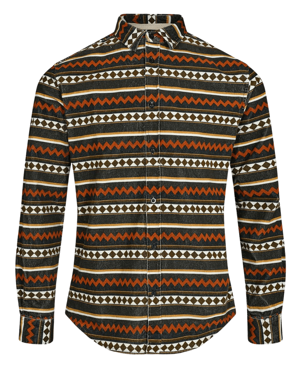 Camisa de Pana Aklouis Cinnamon Stick - ECRU