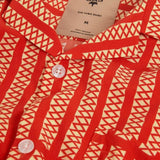 Camisa de Viscosa Railway - ECRU