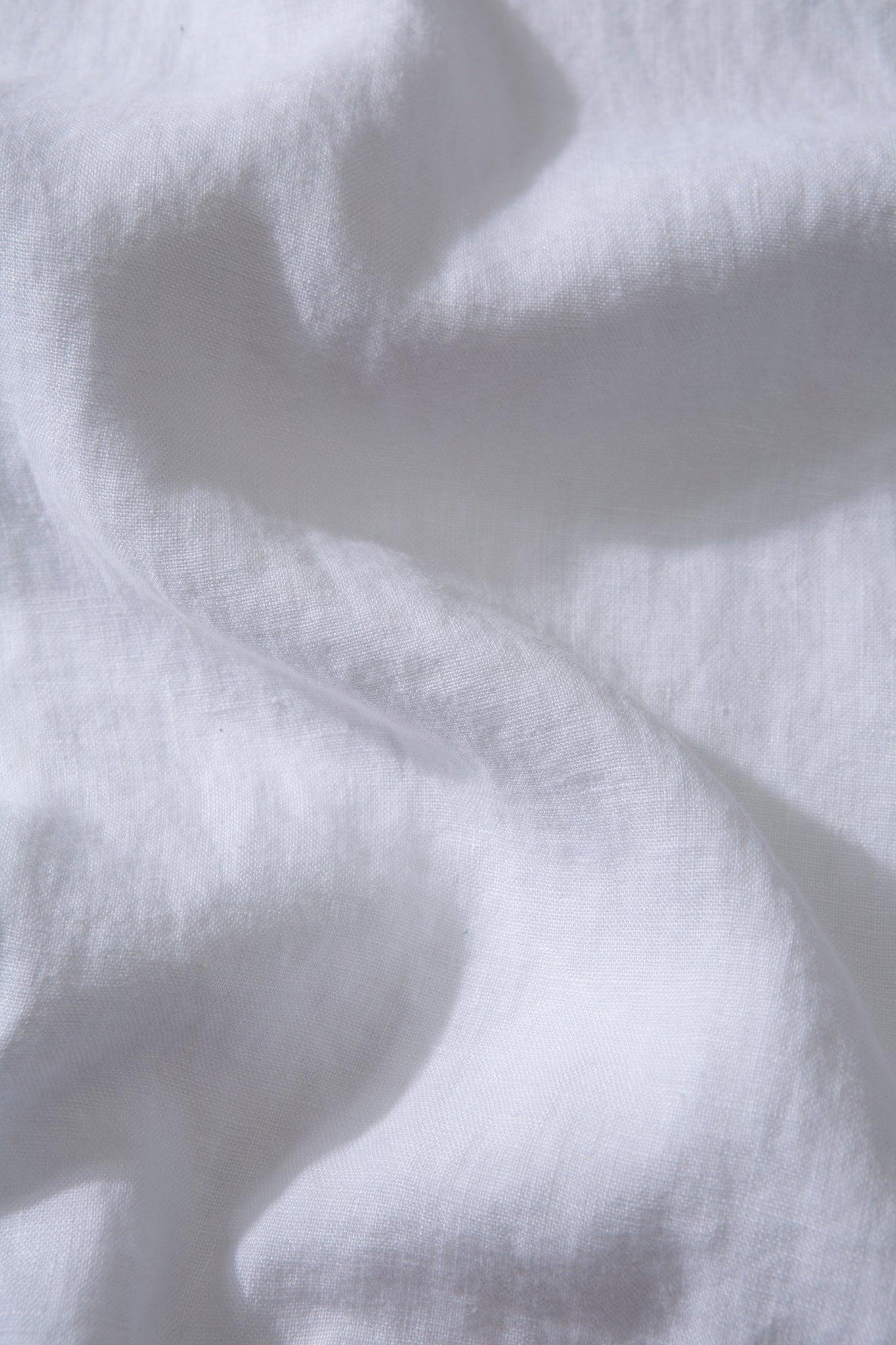 Camisa Edmmond de Hombre Manga Corta Grass Plain White - ECRU