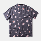 Camisa Edmmond de Hombre Manga Corta Orchid Plain Navy - ECRU