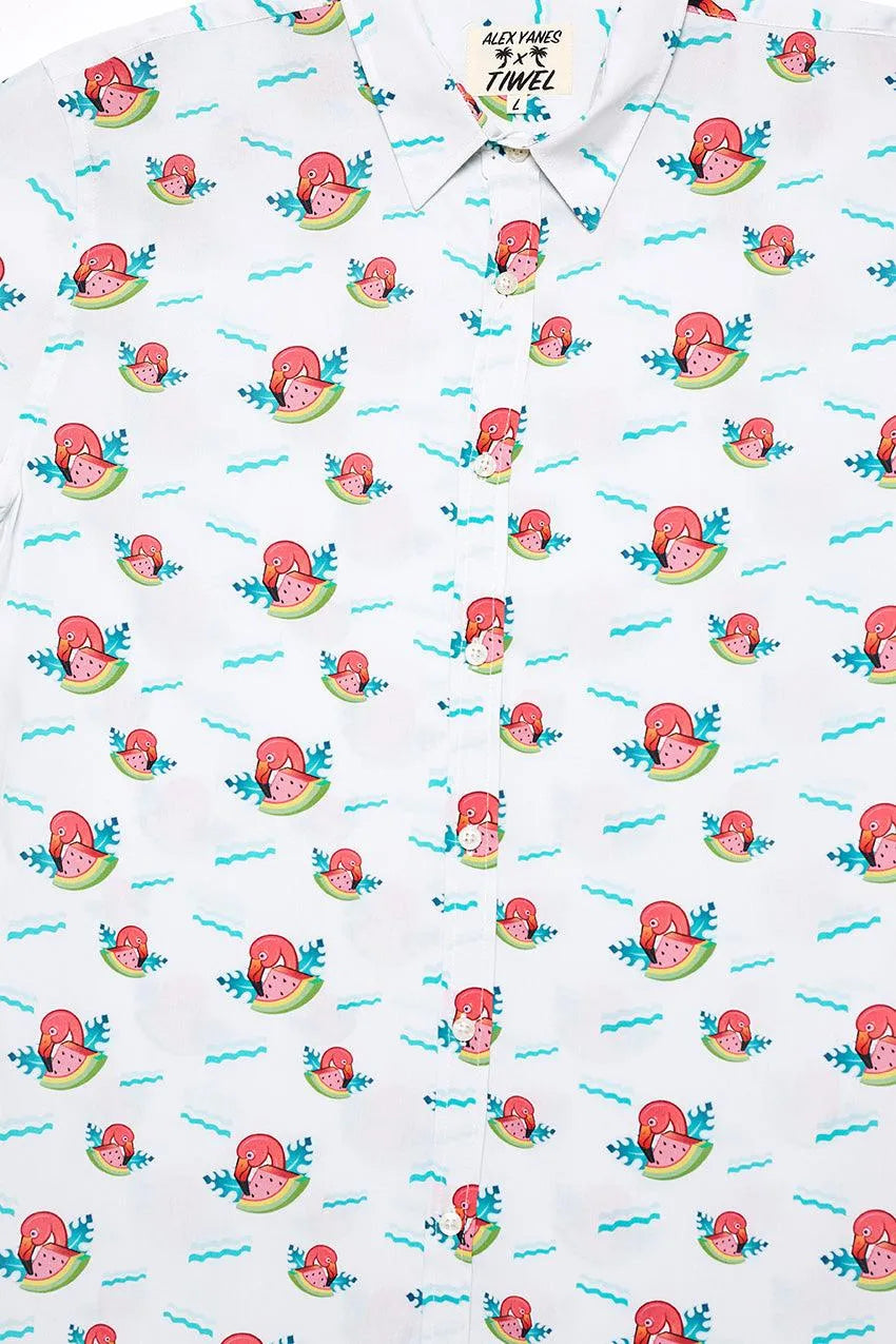 Camisa Flammy By Alex Yanes - ECRU