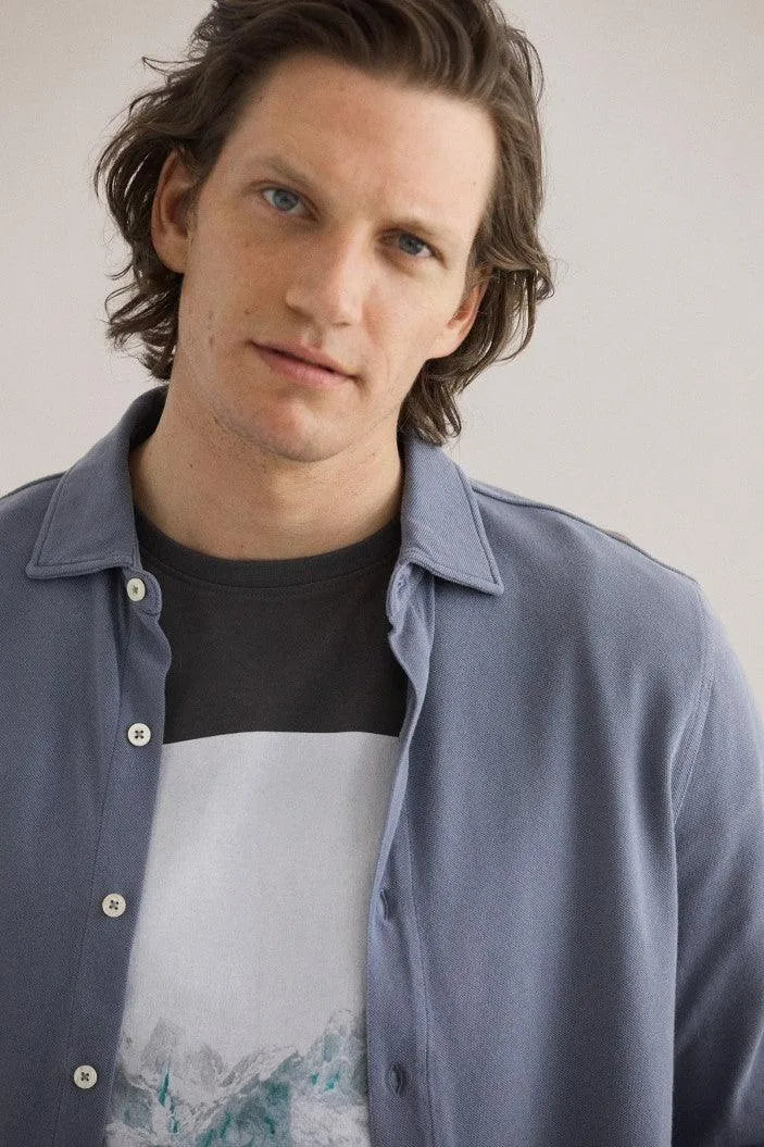 Camisa Hombre Gotham - ECRU