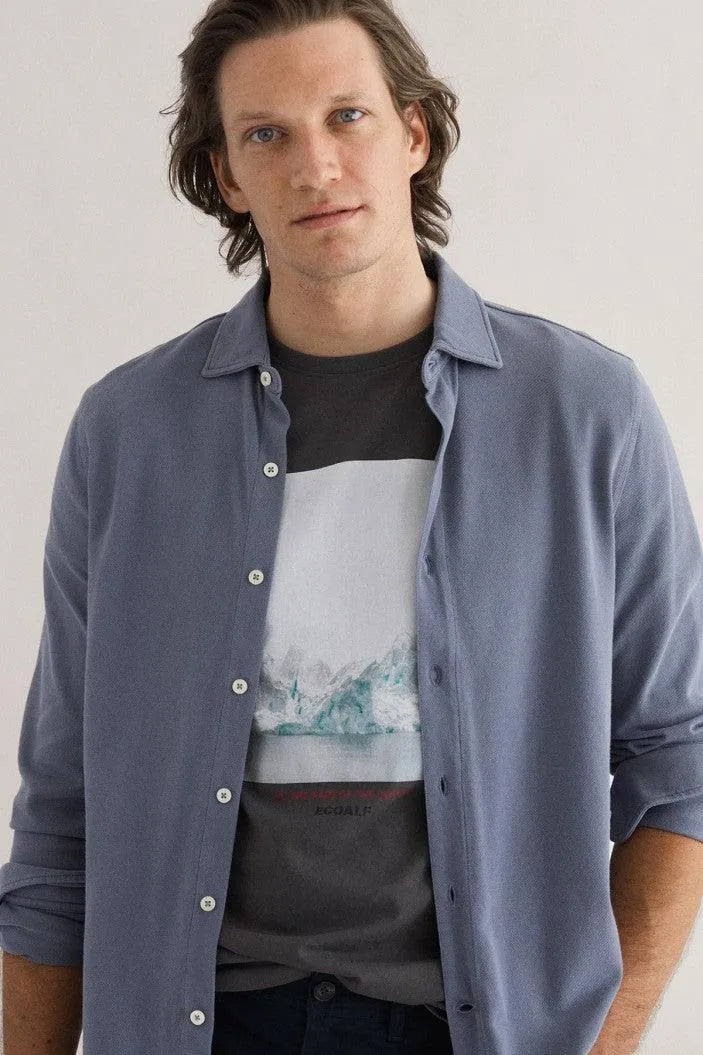 Camisa Hombre Gotham - ECRU