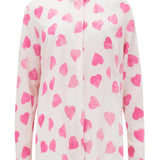 Camisa Joy Batik Big Hearts - ECRU