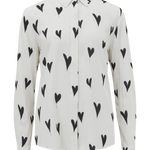 Camisa Joy Monochrome Hearts - ECRU