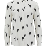 Camisa Joy Monochrome Hearts - ECRU