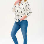 Camisa Joy Monochrome Hearts - ECRU