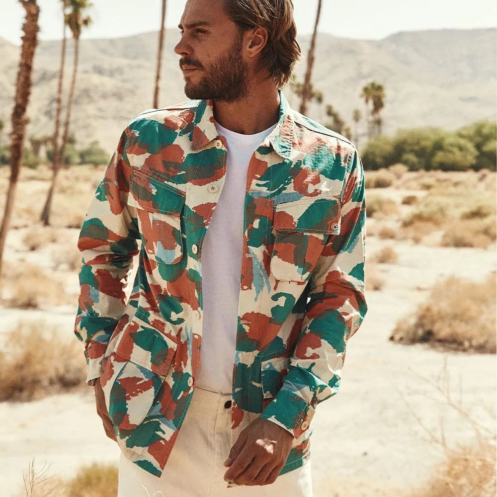 Camisa Larry Jungle - ECRU