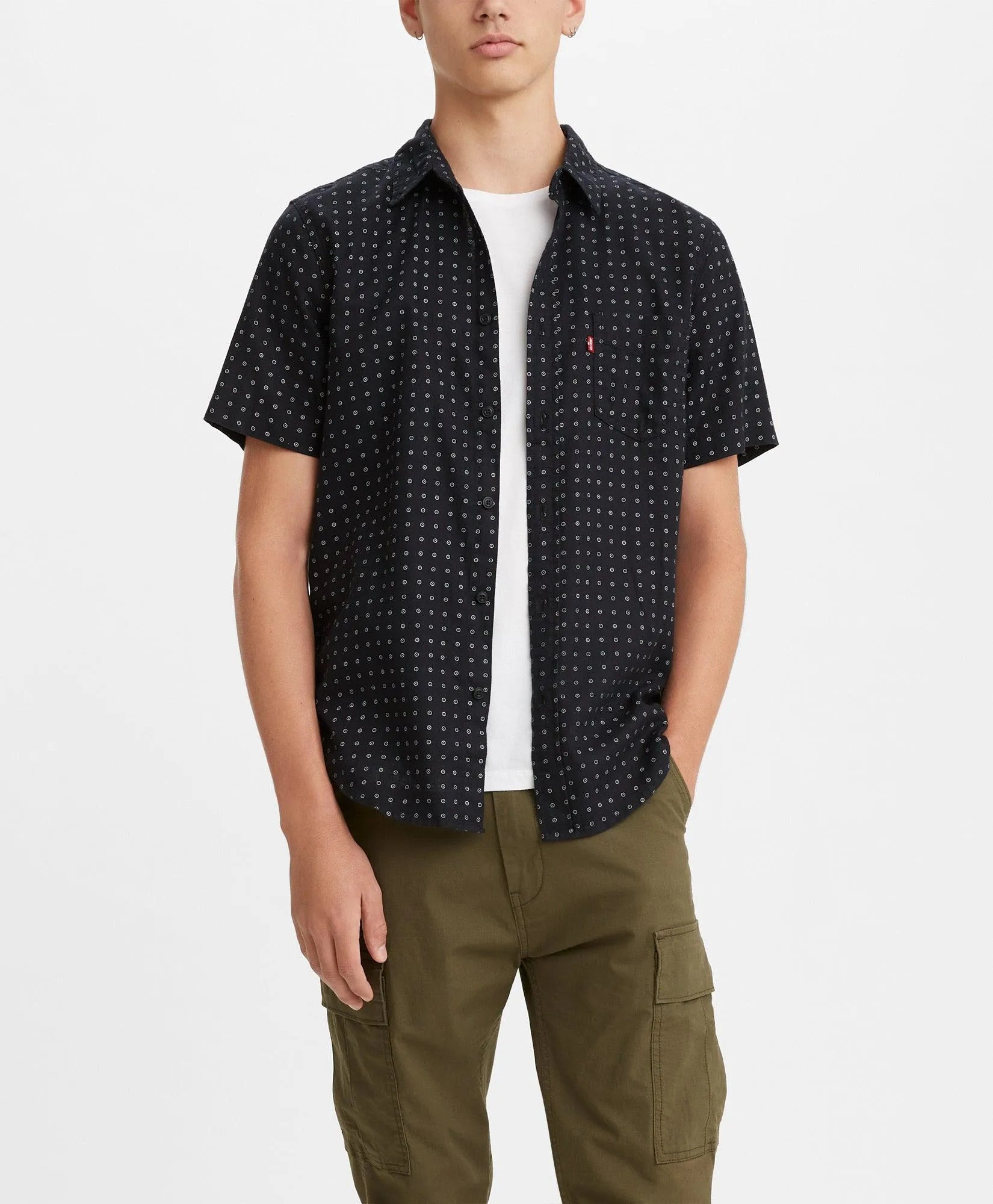 Camisa Manga Corta Standard Fit - ECRU