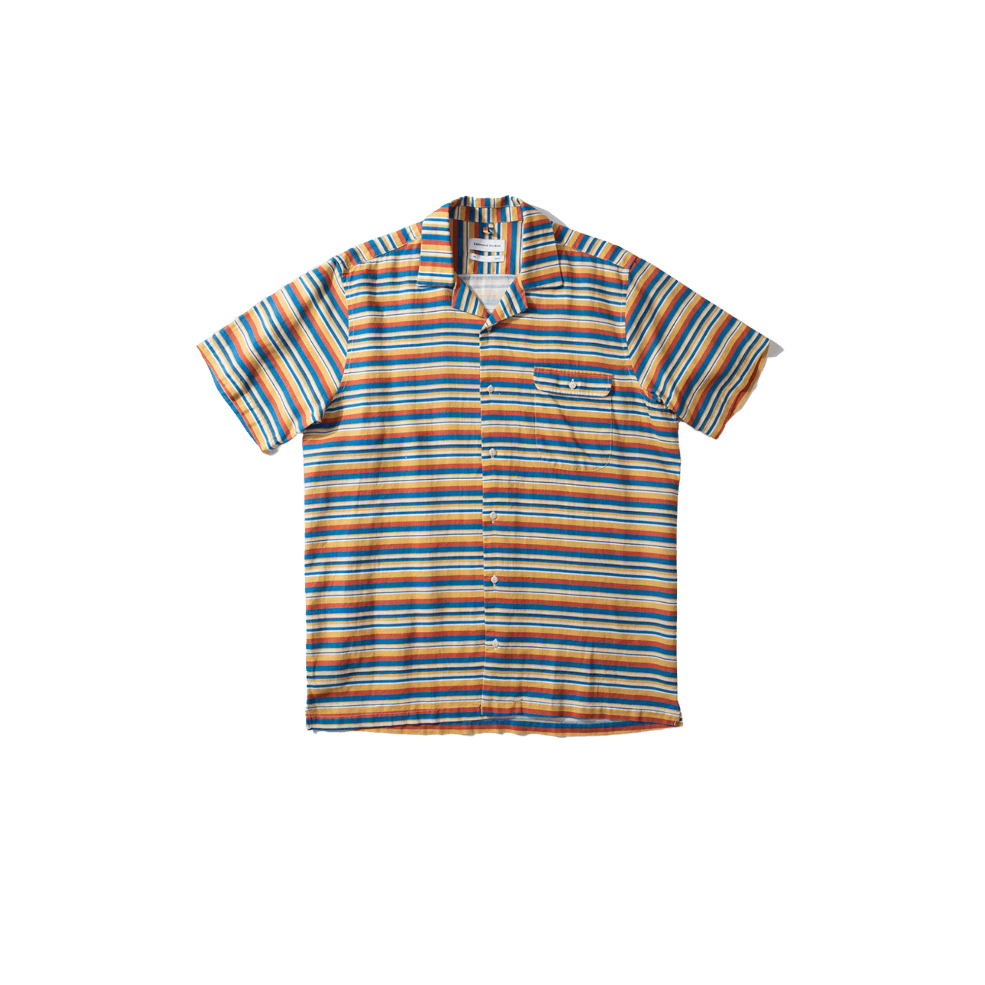 Camisa Manga Corta Stripes - ECRU