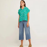 Camisa Micro Manga Corta Ocean Vert - ECRU