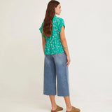 Camisa Micro Manga Corta Ocean Vert - ECRU