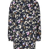 Camisa Nuecho Dark Sapphire - ECRU