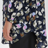 Camisa Nuecho Dark Sapphire - ECRU