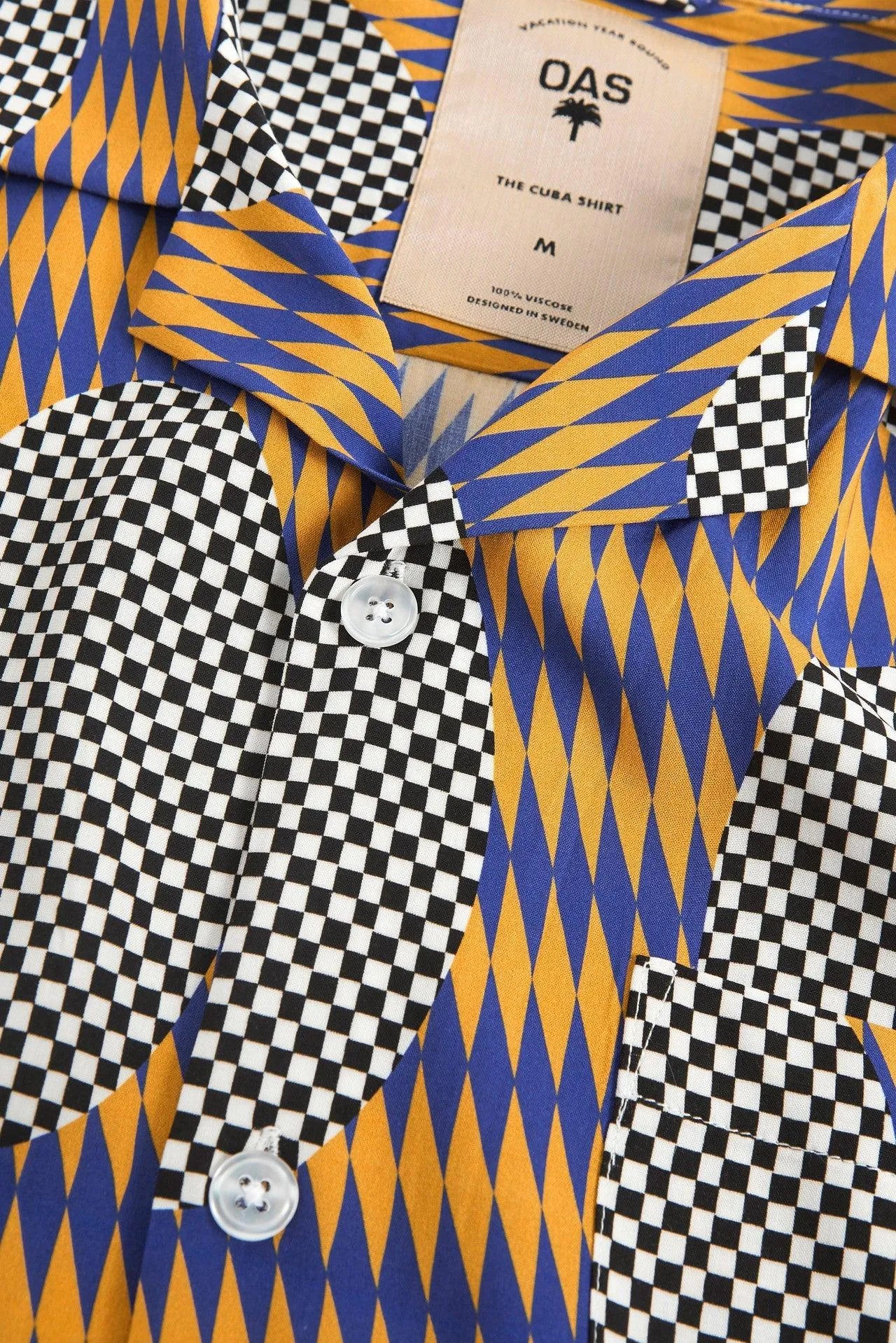 Camisa OAS Company de Viscosa Chester Finesse - ECRU