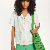 Camisa oversize juices - ECRU