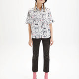 Camisa oversize visage - ECRU
