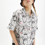 Camisa oversize visage - ECRU