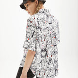 Camisa oversize visage - ECRU