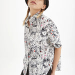 Camisa oversize visage - ECRU