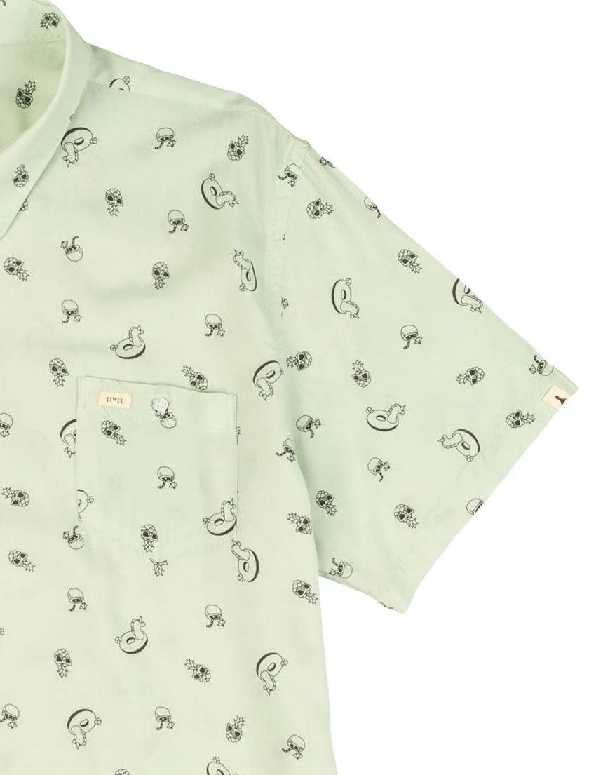 Camisa Paina Mistic Jade - ECRU