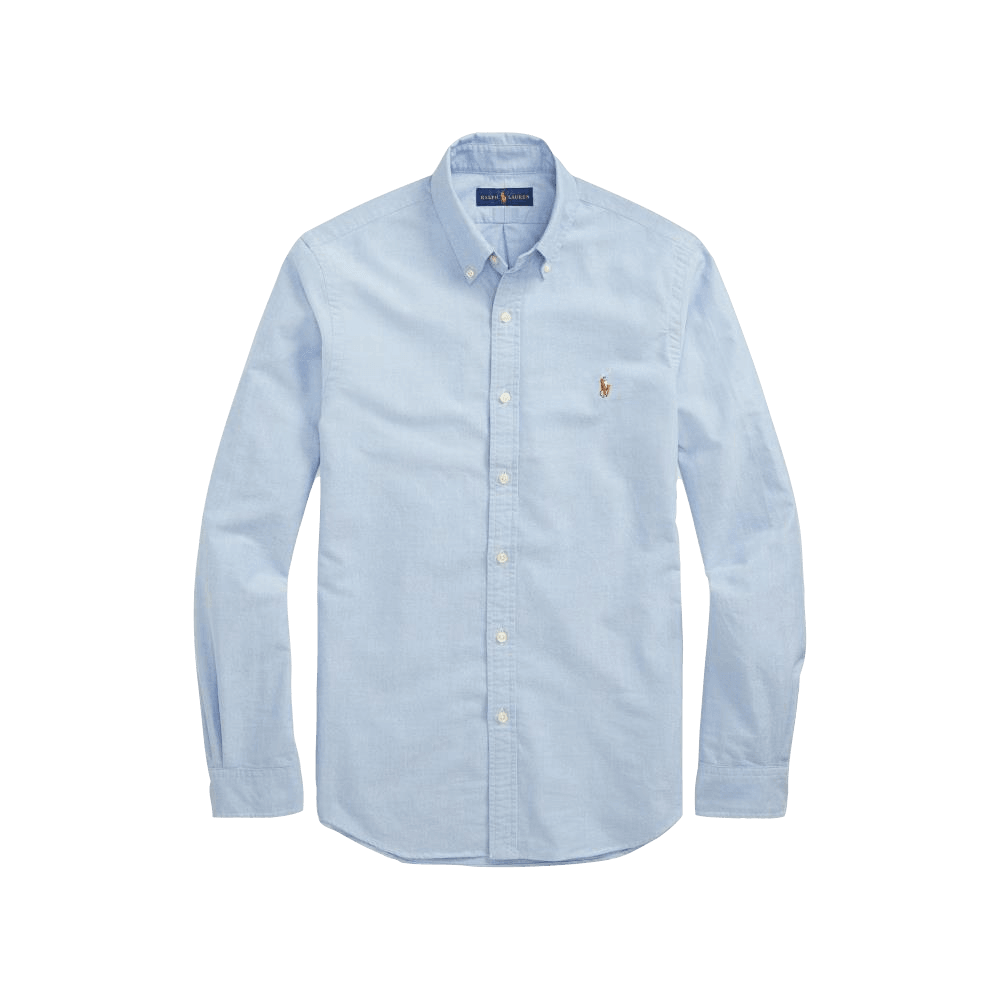Camisa Polo Ralph Lauren Oxford Slim Fit - ECRU