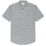 Camisa Retro Print - ECRU
