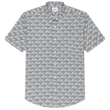 Camisa Retro Print - ECRU