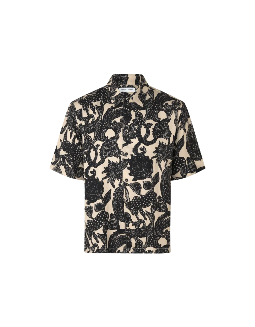 Camisa Samsøe Samsøe AYO X 10527 Cream Figures - ECRU