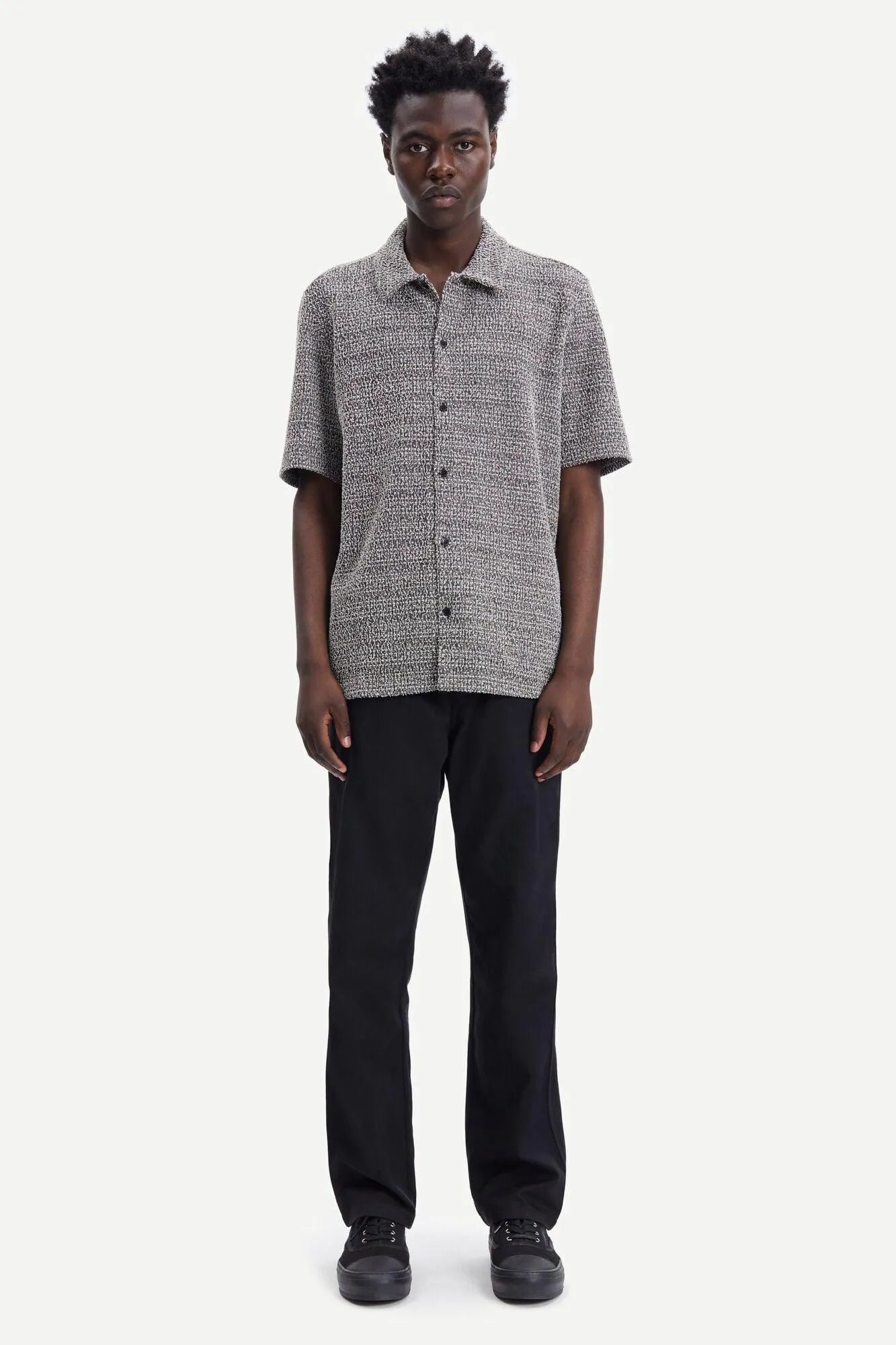 Camisa Samsøe Samsøe Kvistbro 14648 Hay Melange - ECRU