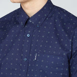 Camisa Scattered Geo - ECRU