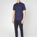 Camisa Scattered Geo - ECRU