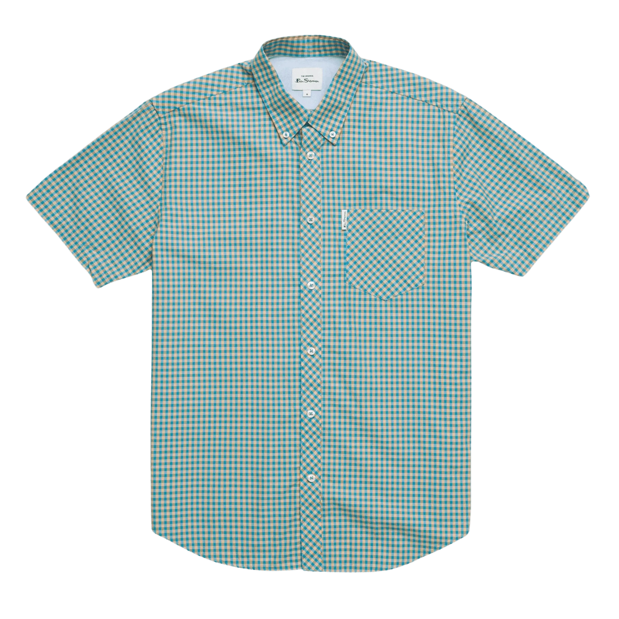 Camisa Signature Gingham New Orange - ECRU