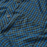 Camisa Signature House Check Dark Emerald - ECRU