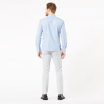 Camisa Slim Fit Cuello 2 Botones - ECRU