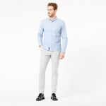 Camisa Slim Fit Cuello 2 Botones - ECRU