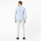 Camisa Slim Fit Cuello 2 Botones - ECRU