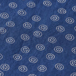 Camisa slim fit estampada en popelín - ECRU