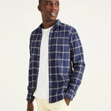 Camisa Slim Fit Icon Button Up - ECRU