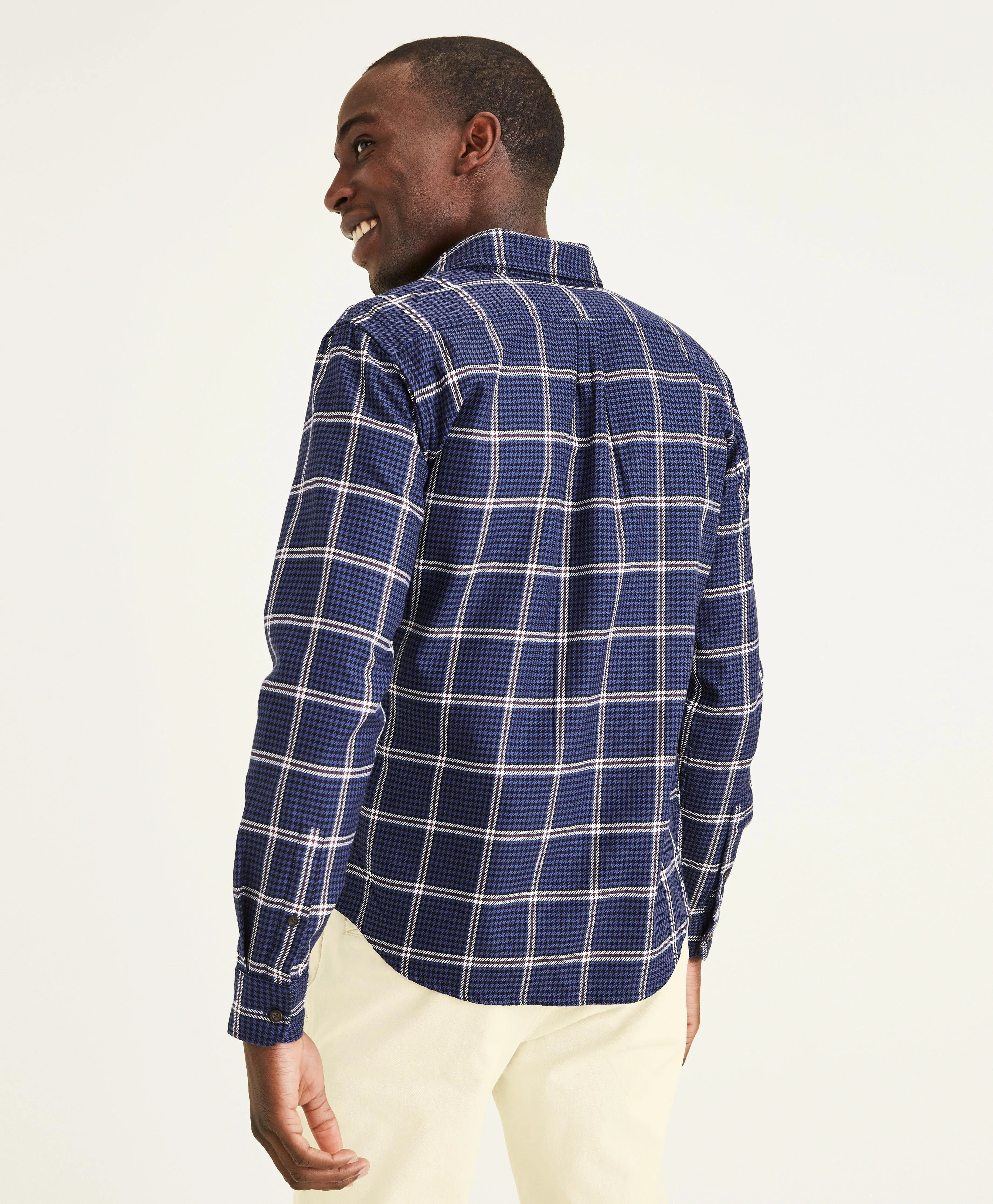 Camisa Slim Fit Icon Button Up - ECRU