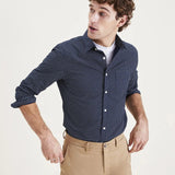 Camisa Slim Original Santee Navy Blazer - ECRU